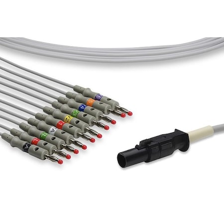 Replacement For Quinton, Q-Stress Direct-Connect Ekg Cables